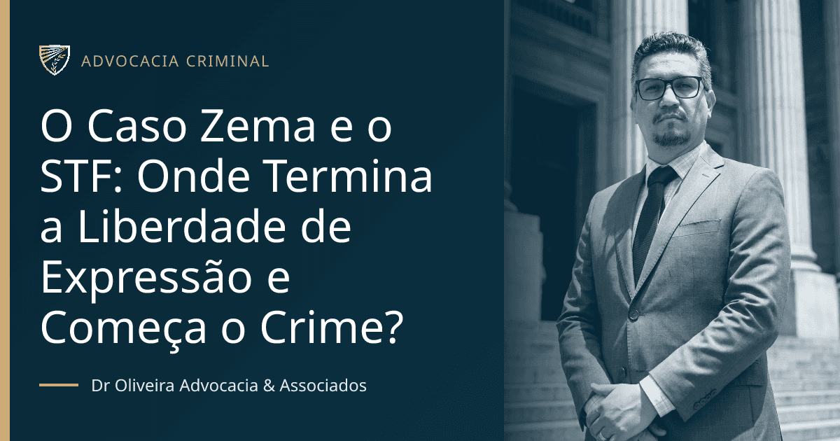 O Caso Zema e o STF: Onde Termina a Liberdade de Expressão e Começa o Crime?